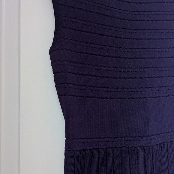 L.K.Bennett London Purple Sleeveless Designer Dress - Picture 8 of 11